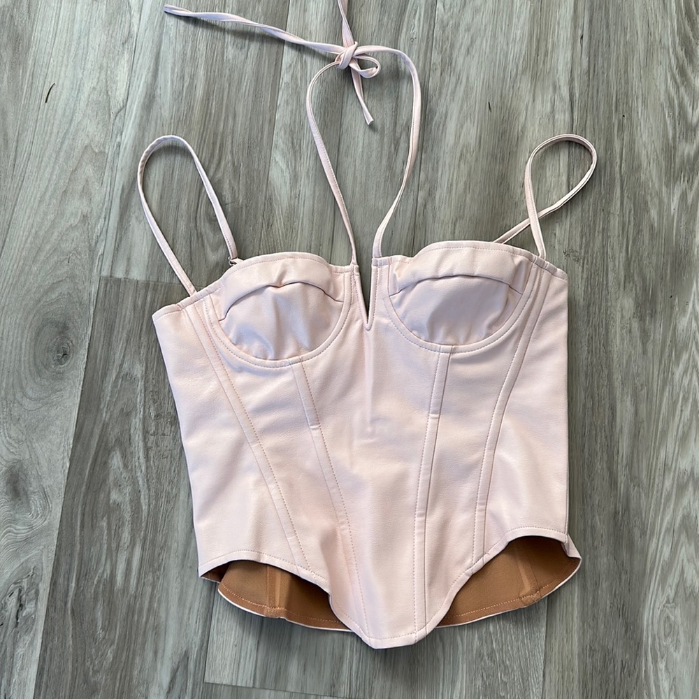 NWT Miaou Aphex Corset in Rose
